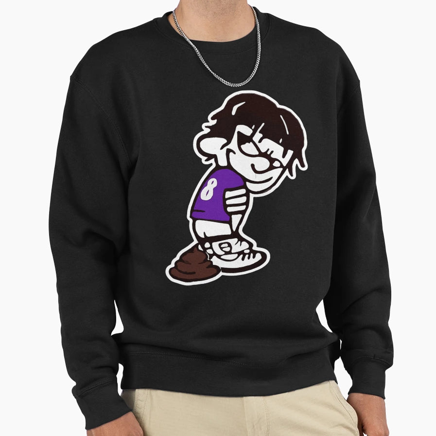 Lamar Poopin Sweatshirt - Streetwear Style Unisex - T-Shirt, Sweatshirt, Hoodie