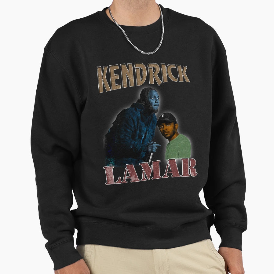 Kendrick Lamar Tribute Bootleg Sweatshirt - Graphic Print Men Women - T-Shirt, Sweatshirt, Hoodie