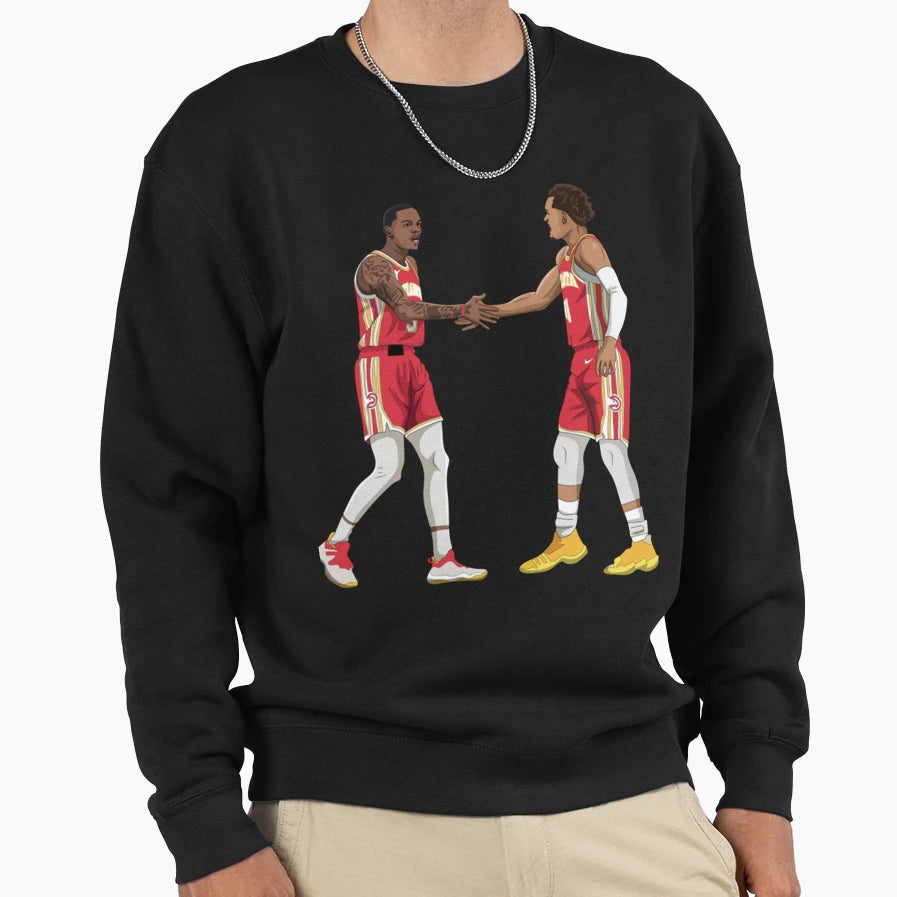 Dejounte Murray X Trae Young Sweatshirt - Graphic Print for Adults - T-Shirt, Sweatshirt, Hoodie