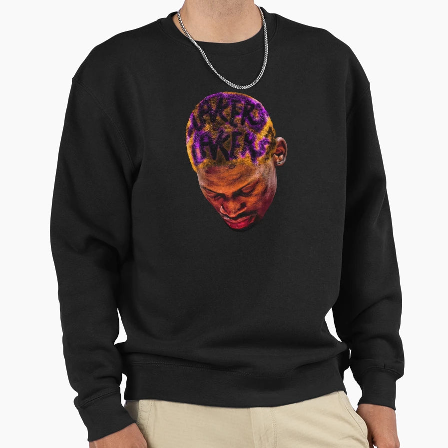 Dennis Rodman Sweatshirt - Custom Art Print for Adults - T-Shirt, Sweatshirt, Hoodie