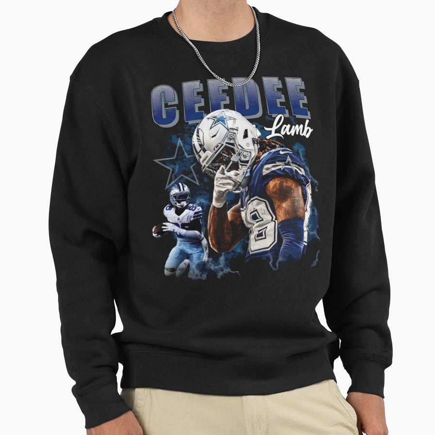 Football Star Wide Receiver Tribute Sweatshirt - Novelty Apparel Men Women - T-Shirt, Sweatshirt, Hoodie