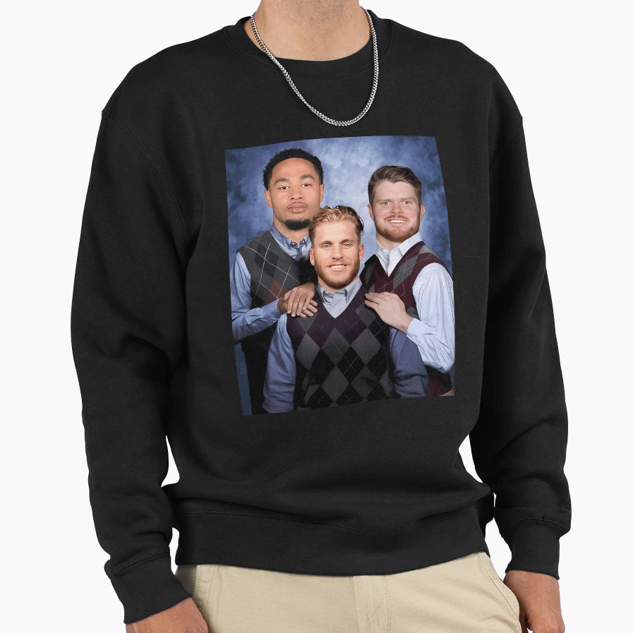 Sam Darnold Jaxon Smith Njigba Sweatshirt - Aesthetic Graphic Unisex - T-Shirt, Sweatshirt, Hoodie