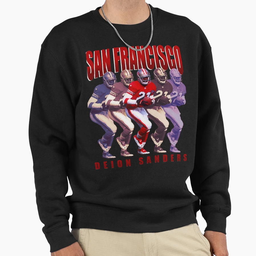 Art San Francisco 49Ers Sweatshirt - Fun Novelty Design Unisex - T-Shirt, Sweatshirt, Hoodie