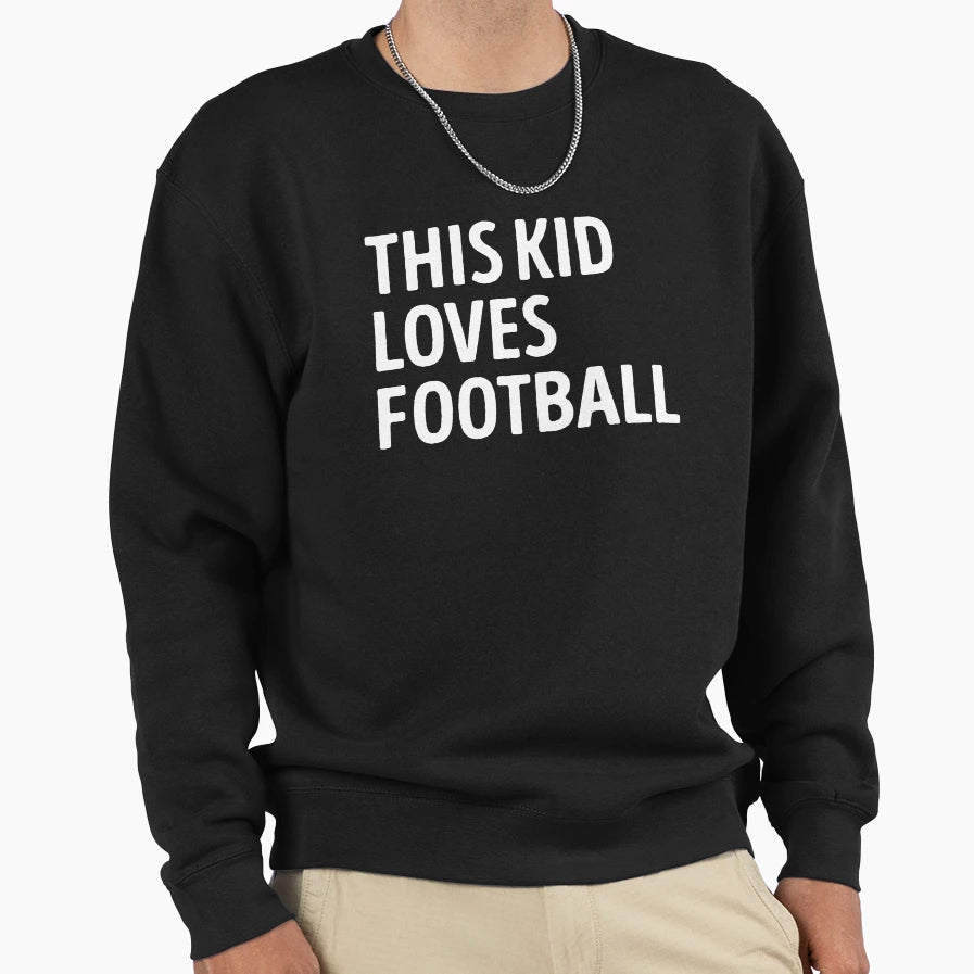 This Loves Football Player Sweatshirt - Fun Novelty Design Unisex - T-Shirt, Sweatshirt, Hoodie