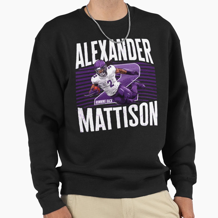 Alexander Mattison Sweatshirt - Novelty Apparel Men Women - T-Shirt, Sweatshirt, Hoodie