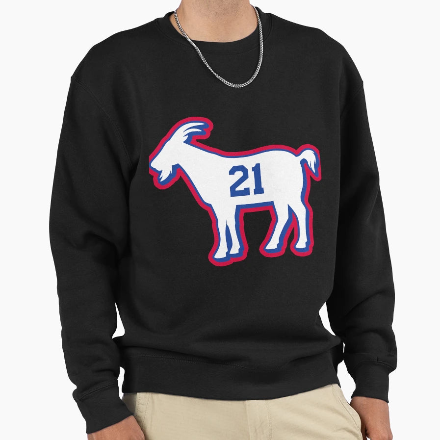 Phi Goat 21 Red Sweatshirt - Casual Everyday Wear Unisex - T-Shirt, Sweatshirt, Hoodie