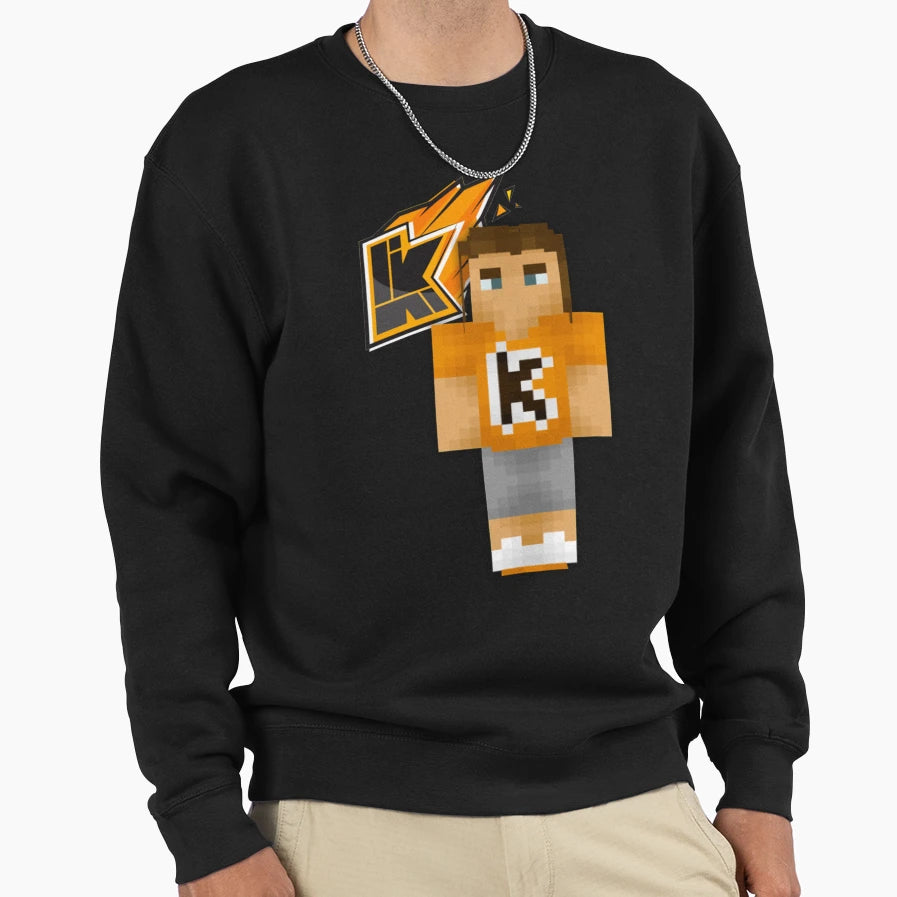 Funny Gaming Orange K Kwebbel Kop Sweatshirt - Streetwear Style for Adults - T-Shirt, Sweatshirt, Hoodie