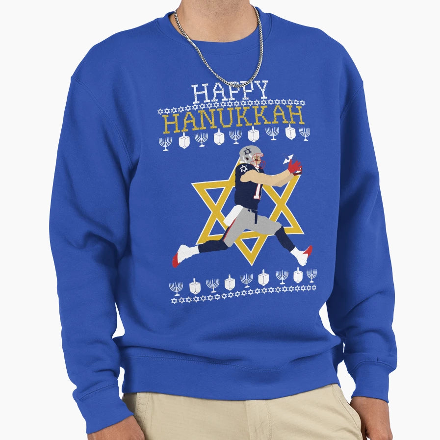 Yalla Its Hanukkah Sweatshirt - Streetwear Style Unisex - T-Shirt, Sweatshirt, Hoodie