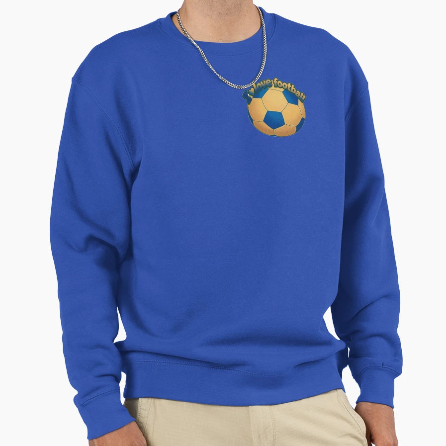 I Love Football Soccer Sweatshirt - Fun Novelty Design Unisex - T-Shirt, Sweatshirt, Hoodie