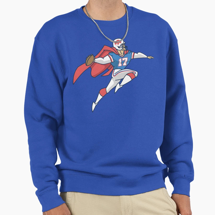 Super Josh Buffalo Football Sweatshirt - Streetwear Style Men Women - T-Shirt, Sweatshirt, Hoodie