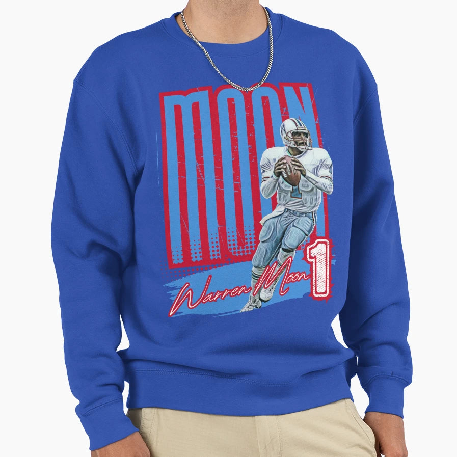 Warren Moon Sweatshirt - Aesthetic Graphic for Adults - T-Shirt, Sweatshirt, Hoodie