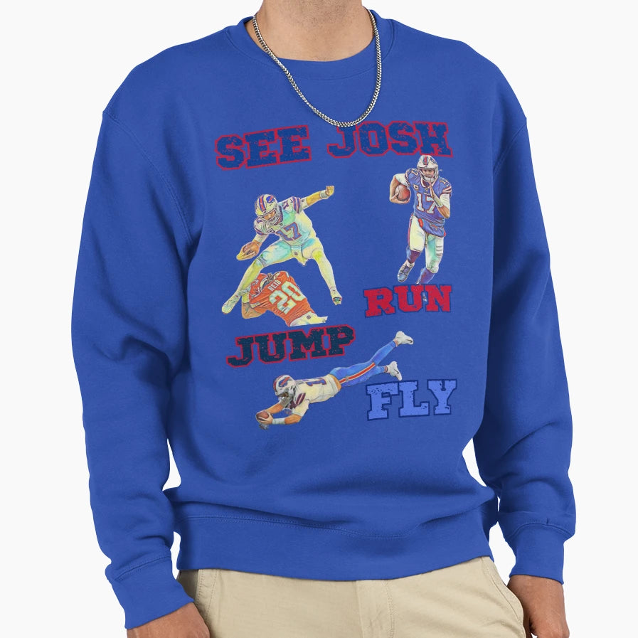 See Josh Sweatshirt - Custom Art Print for Adults - T-Shirt, Sweatshirt, Hoodie