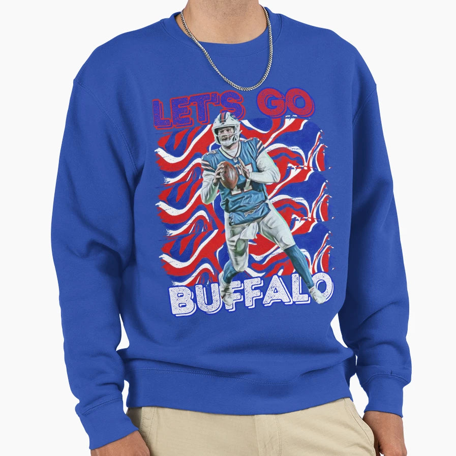 Lets Go Buffalo Sweatshirt - Streetwear Style for Adults - T-Shirt, Sweatshirt, Hoodie
