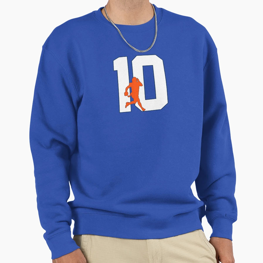 Denver 10 Football Icon Sweatshirt - Unique Graphic Unisex - T-Shirt, Sweatshirt, Hoodie