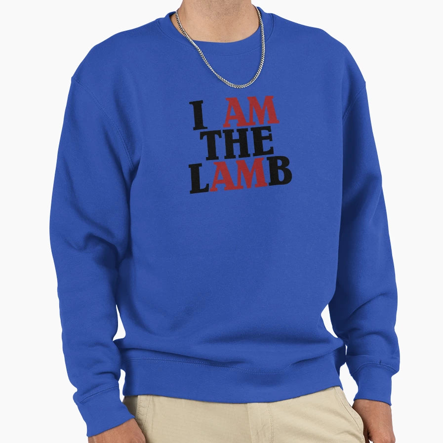 I Am Lamb Sweatshirt - Aesthetic Graphic Men Women - T-Shirt, Sweatshirt, Hoodie