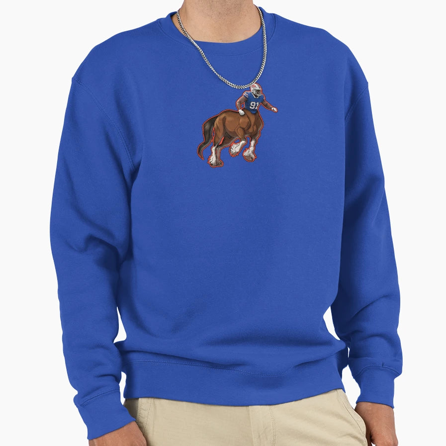 Buffalo Football Oliver Centaur Sweatshirt - Trendy Graphic Men Women - T-Shirt, Sweatshirt, Hoodie