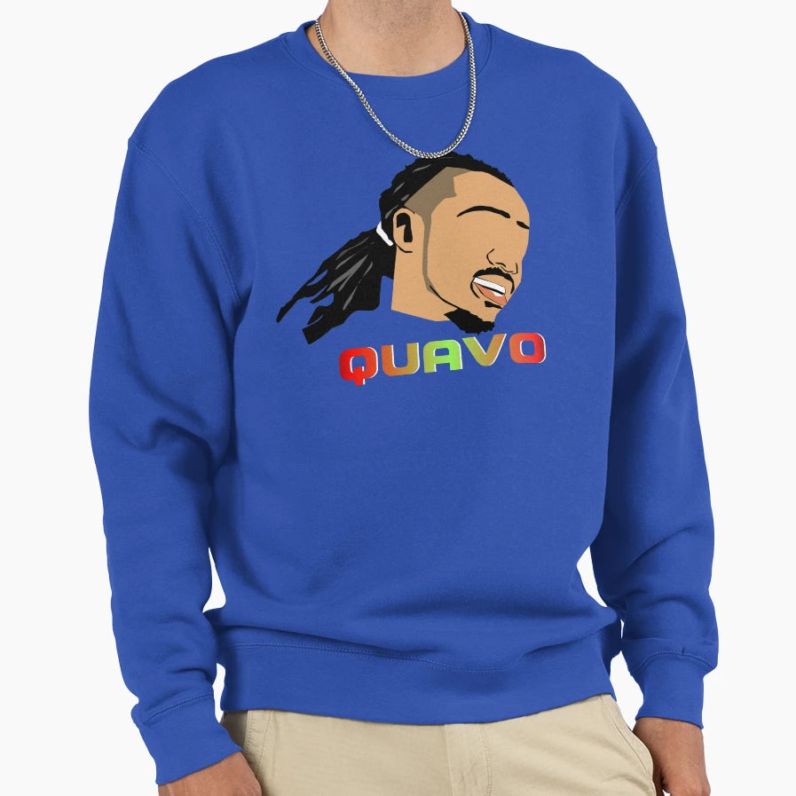 Quavo Illustration Sweatshirt - Aesthetic Graphic for Adults - T-Shirt, Sweatshirt, Hoodie
