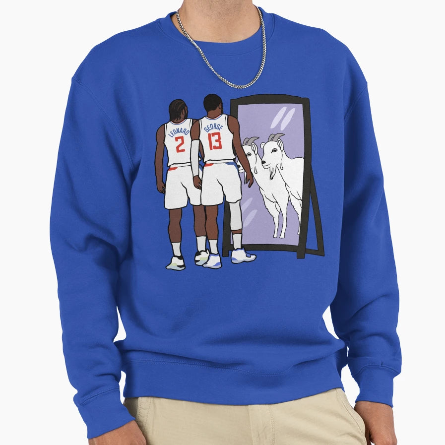 Kawhi Leonard And Paul George Sweatshirt - Fun Novelty Design Men Women - T-Shirt, Sweatshirt, Hoodie
