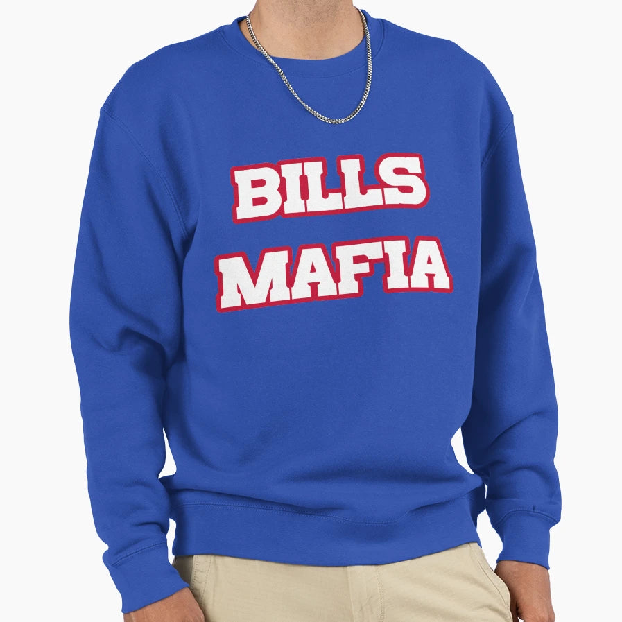 Bills Mafia Sweatshirt - Minimalist Print Unisex - T-Shirt, Sweatshirt, Hoodie