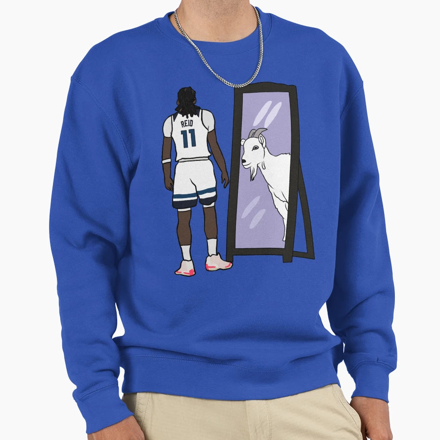 Naz Reid Mirror Goat Sweatshirt - Graphic Print Men Women - T-Shirt, Sweatshirt, Hoodie