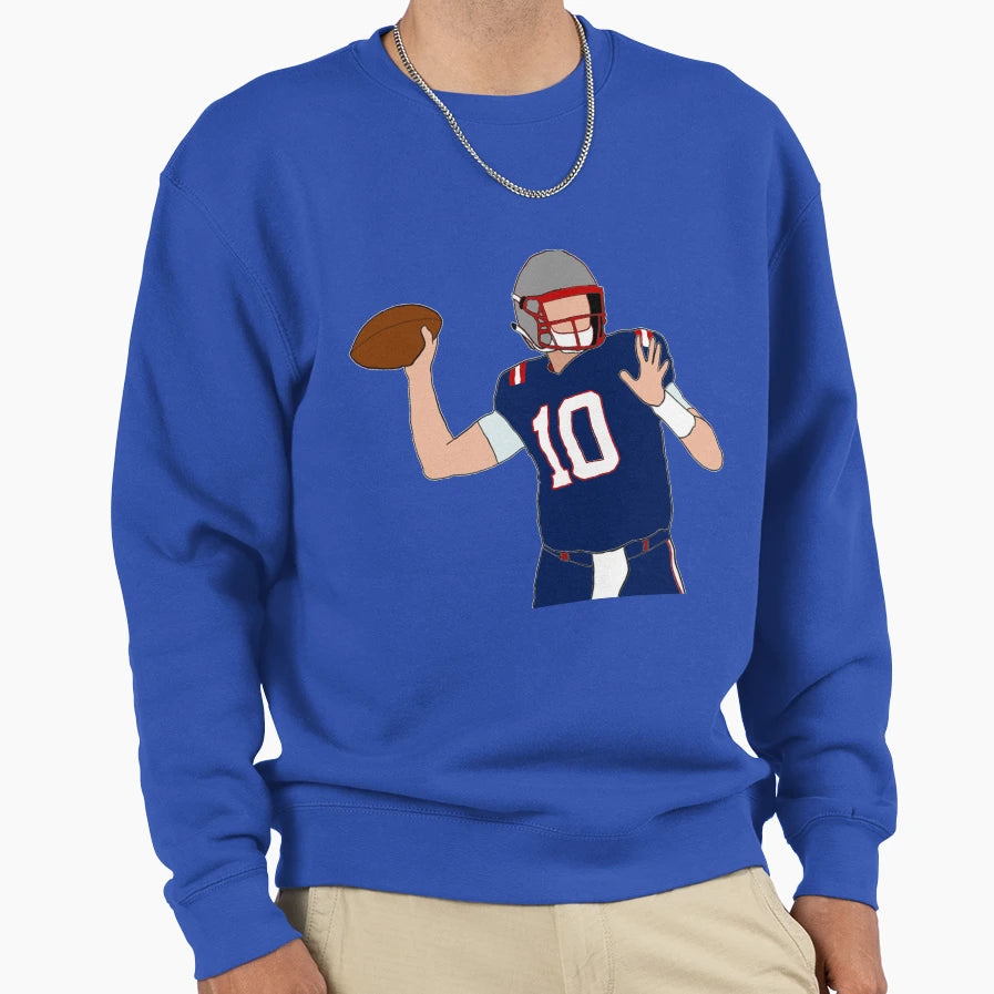 Mac Jones Sweatshirt - Unique Graphic for Adults - T-Shirt, Sweatshirt, Hoodie