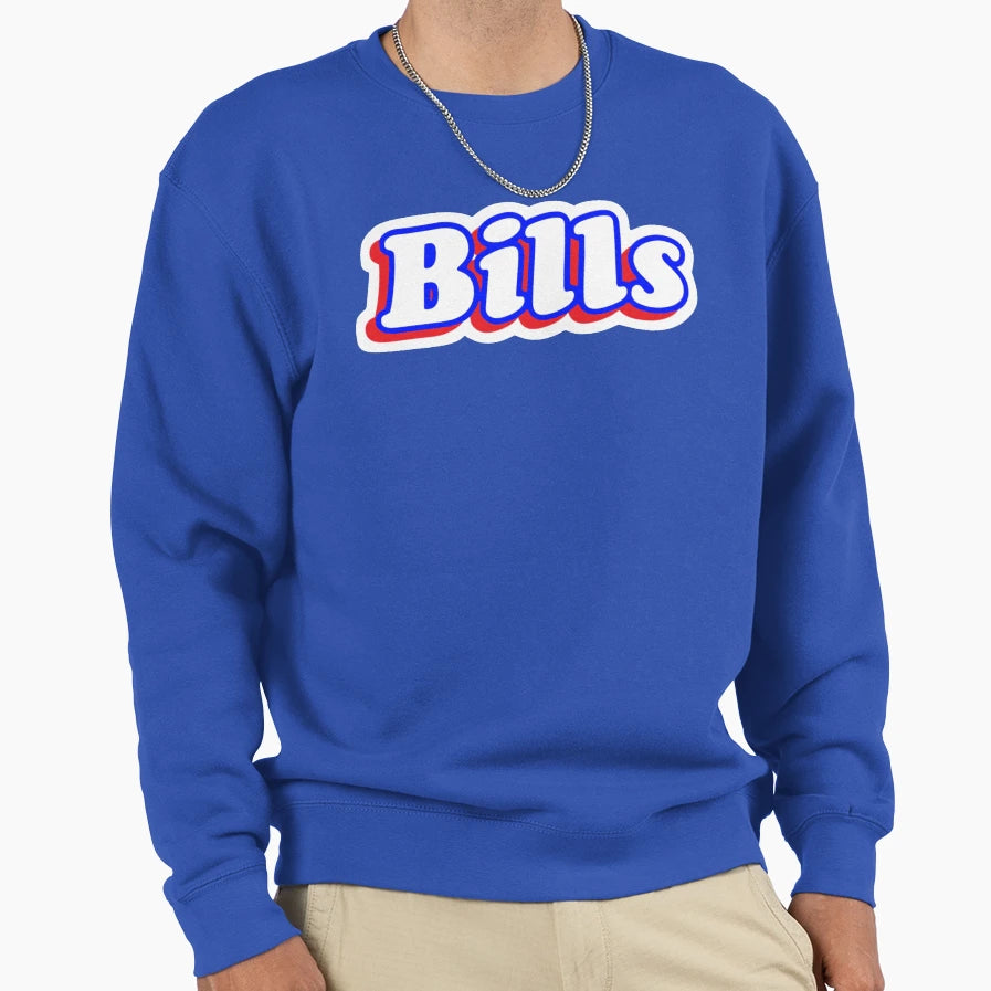 Bills Sweatshirt - Trendy Graphic for Adults - T-Shirt, Sweatshirt, Hoodie