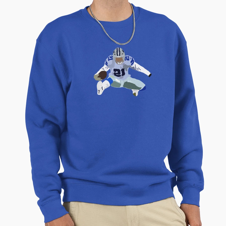 Zeke Elliot Sweatshirt - Casual Everyday Wear Men Women - T-Shirt, Sweatshirt, Hoodie