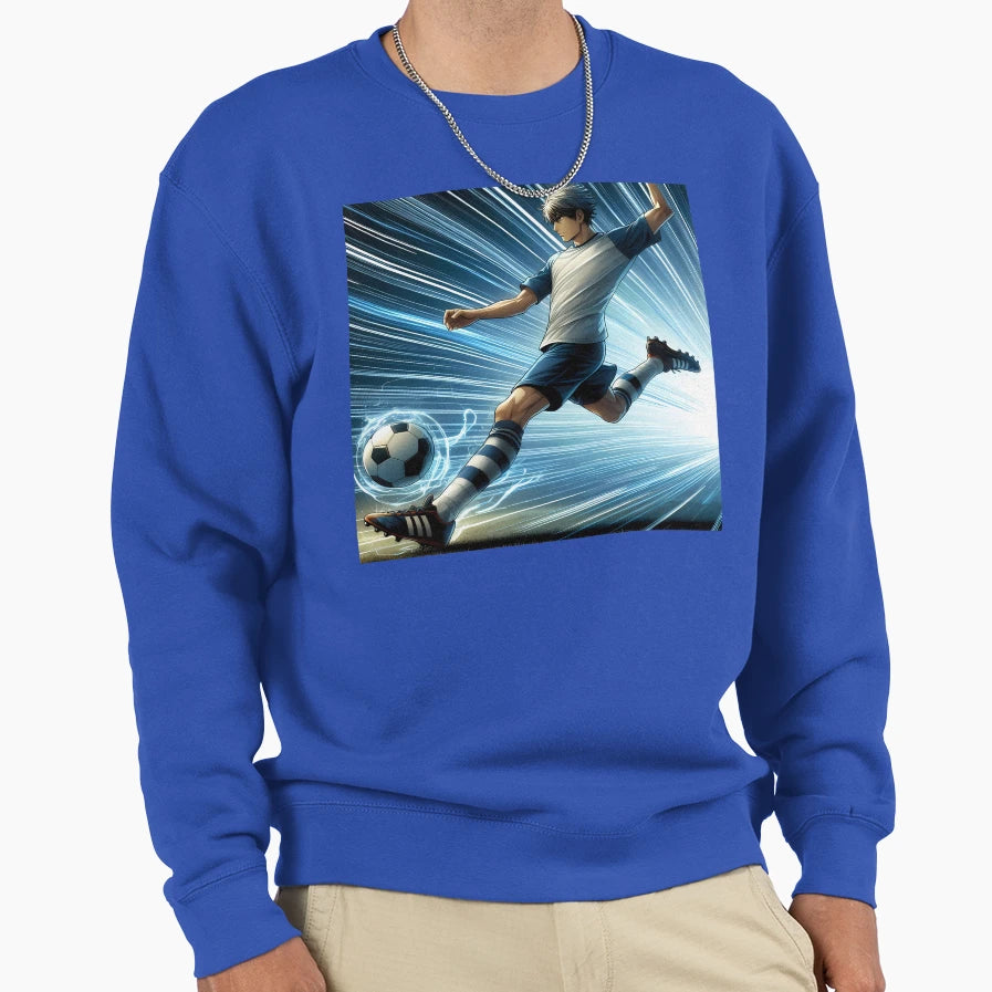 Football Anime Dynamism Sweatshirt - Casual Everyday Wear for Adults - T-Shirt, Sweatshirt, Hoodie