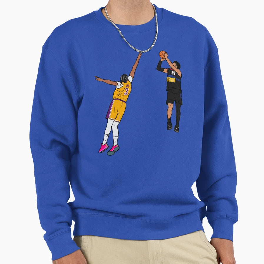 Jamal Murray Game Winner Over Ad Sweatshirt - Unique Graphic Men Women - T-Shirt, Sweatshirt, Hoodie