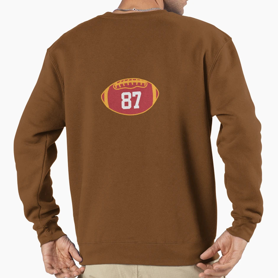 Kelce 87 Football Nfl Chiefs Sweatshirt - Casual Everyday Wear Unisex - T-Shirt, Sweatshirt, Hoodie