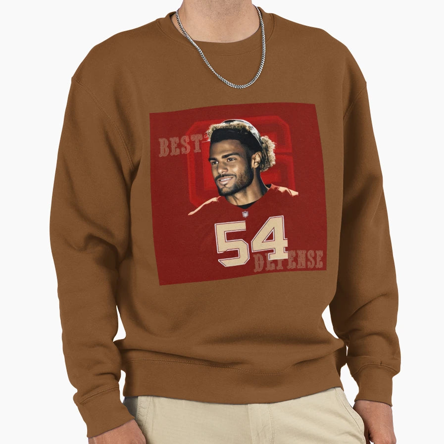 Warner 54 Best Defense Sweatshirt - Minimalist Print Men Women - T-Shirt, Sweatshirt, Hoodie