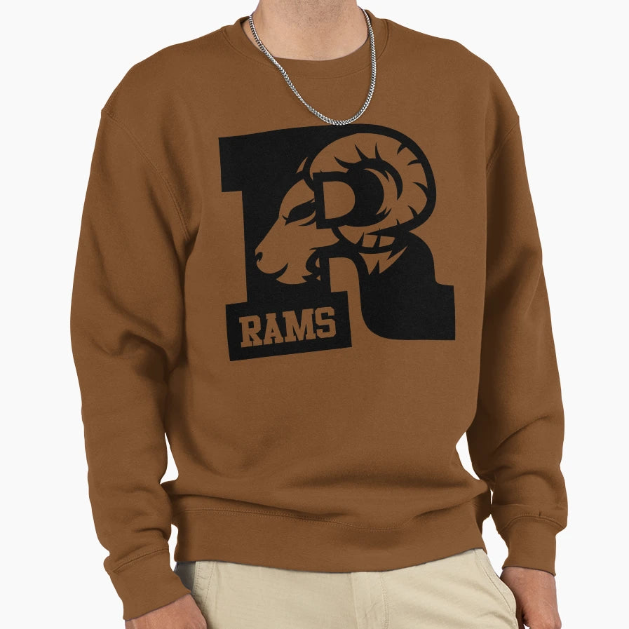 Rams R Sweatshirt - Casual Everyday Wear for Adults - T-Shirt, Sweatshirt, Hoodie