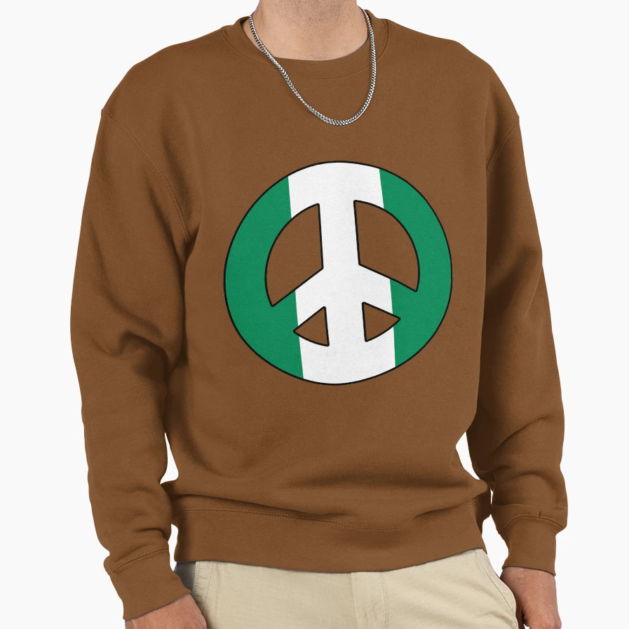 Nigerian Peace Sign Sweatshirt - Graphic Print Men Women - T-Shirt, Sweatshirt, Hoodie