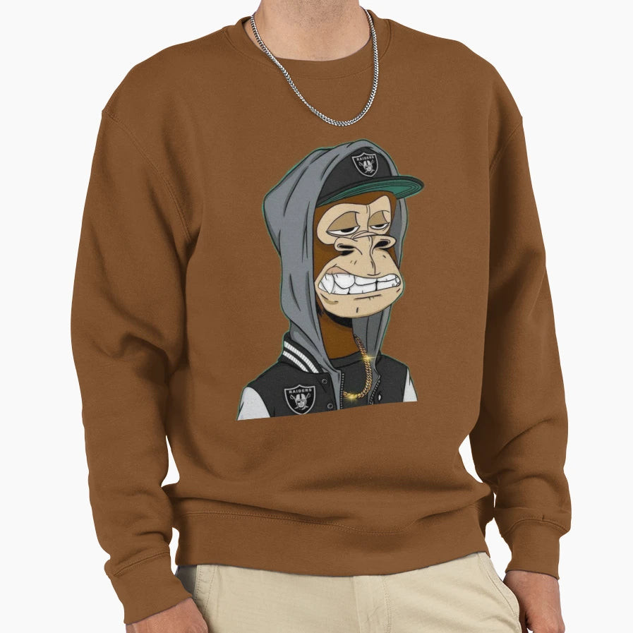Ape Nft Sweatshirt - Streetwear Style Unisex - T-Shirt, Sweatshirt, Hoodie