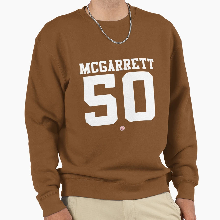 Steve Mcgarrett Football Jersey 50 Sweatshirt - Novelty Apparel for Adults - T-Shirt, Sweatshirt, Hoodie