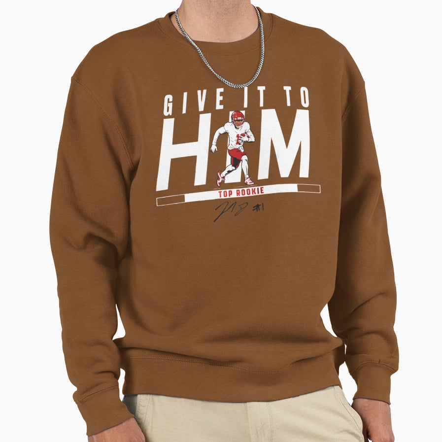Jahan Dotson Sweatshirt - Minimalist Print Men Women - T-Shirt, Sweatshirt, Hoodie