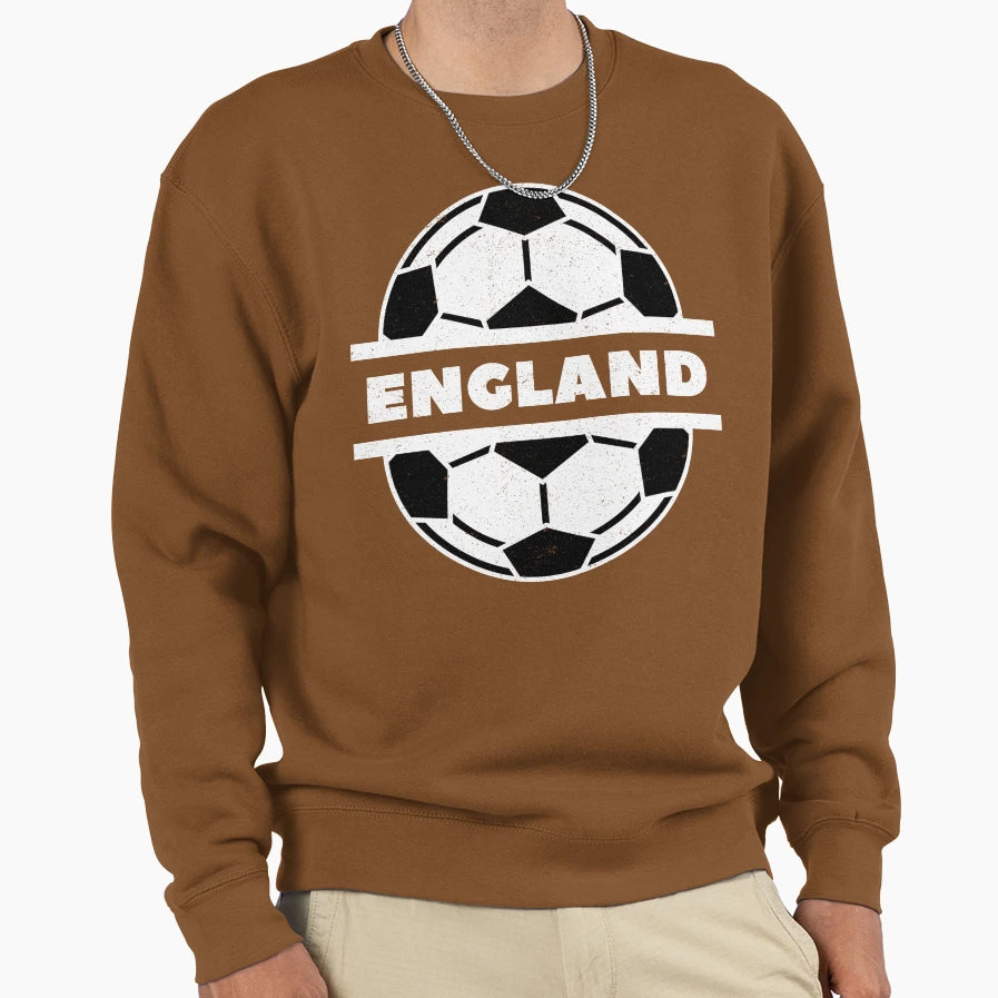 England Soccer Fan Sweatshirt - Custom Art Print Men Women - T-Shirt, Sweatshirt, Hoodie