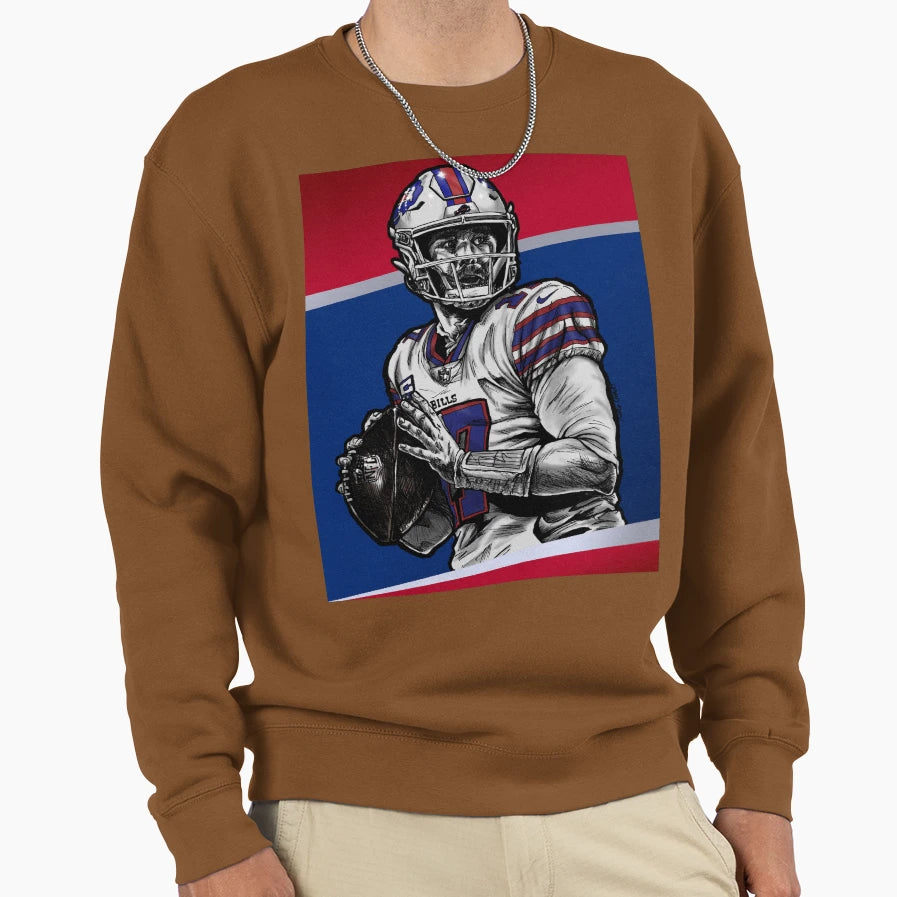 Allen Ready To Throw Full Sweatshirt - Aesthetic Graphic Men Women - T-Shirt, Sweatshirt, Hoodie