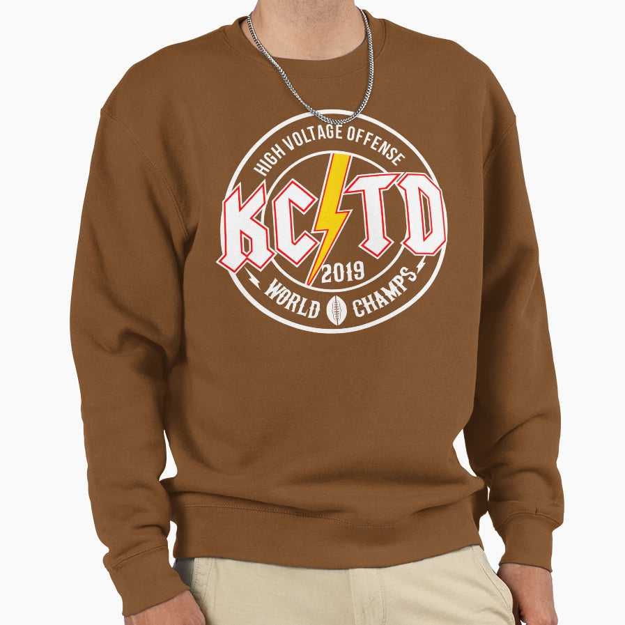 Kc Td Kansas City Touchdown Sweatshirt - Custom Art Print for Adults - T-Shirt, Sweatshirt, Hoodie