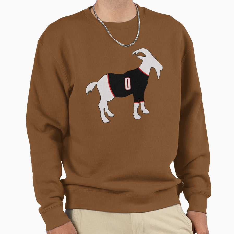 Damian Lillard Goat Sweatshirt - Streetwear Style for Adults - T-Shirt, Sweatshirt, Hoodie