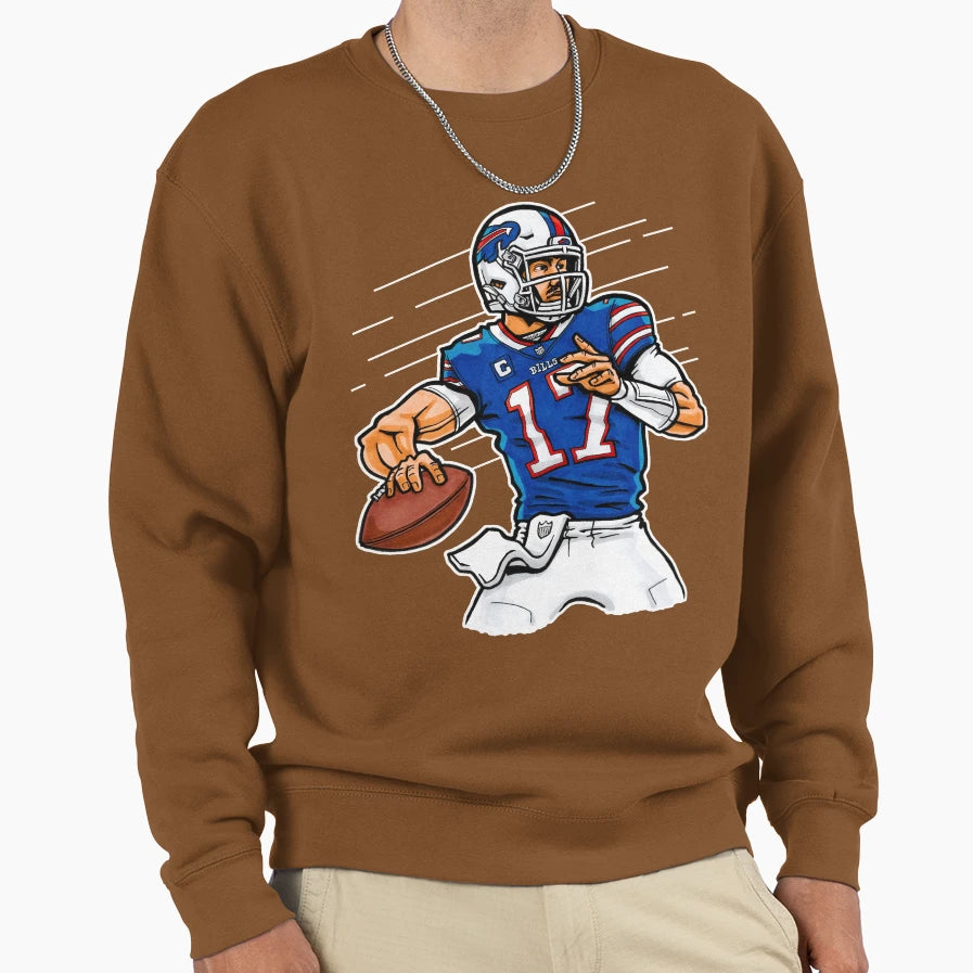 Allen Qb Sweatshirt - Novelty Apparel for Adults - T-Shirt, Sweatshirt, Hoodie