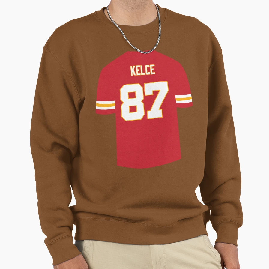 Kelce 87 Sweatshirt - Trendy Graphic Men Women - T-Shirt, Sweatshirt, Hoodie