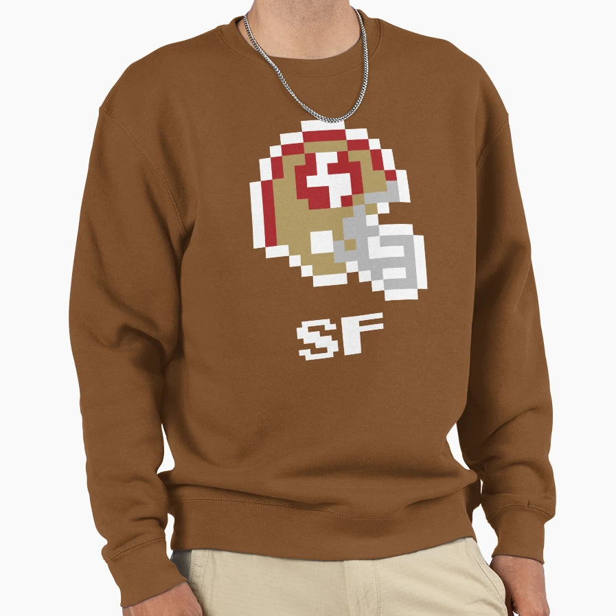 San Francisco 49Ers Tecmo Super Bowl Sweatshirt - Graphic Print for Adults - T-Shirt, Sweatshirt, Hoodie