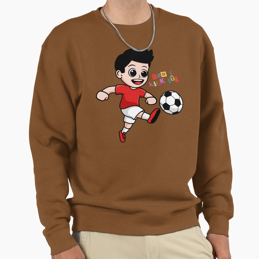Can I Kick It Soccer And Football Sweatshirt - Unique Graphic for Adults - T-Shirt, Sweatshirt, Hoodie