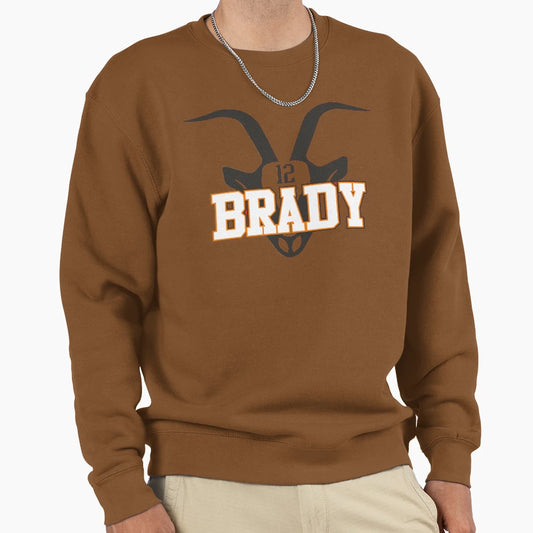 12 Tp Brady Goat Sweatshirt - Novelty Apparel Men Women - T-Shirt, Sweatshirt, Hoodie