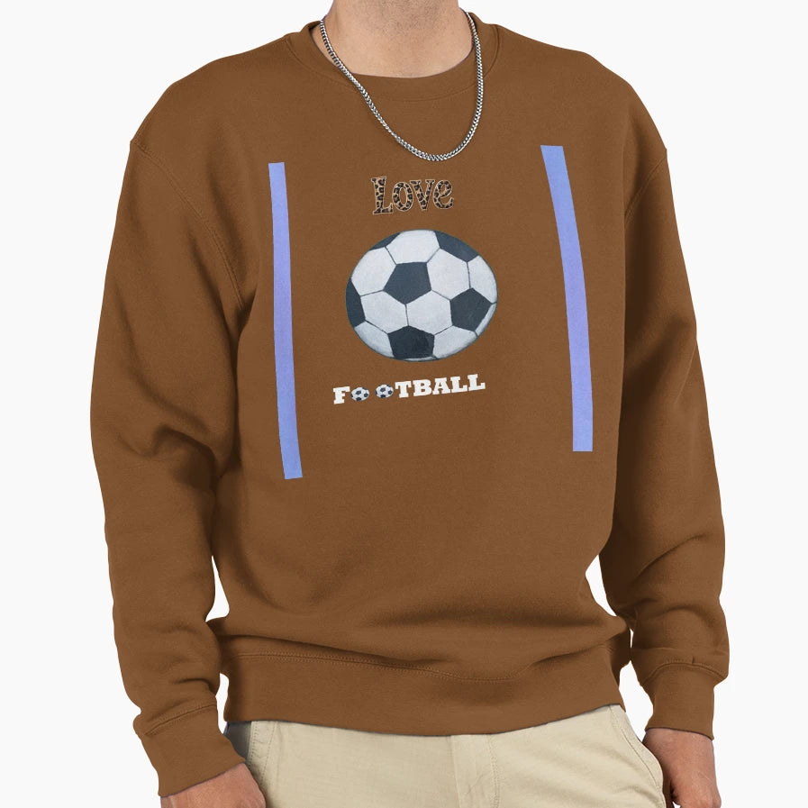 Love Football Sweatshirt - Streetwear Style for Adults - T-Shirt, Sweatshirt, Hoodie