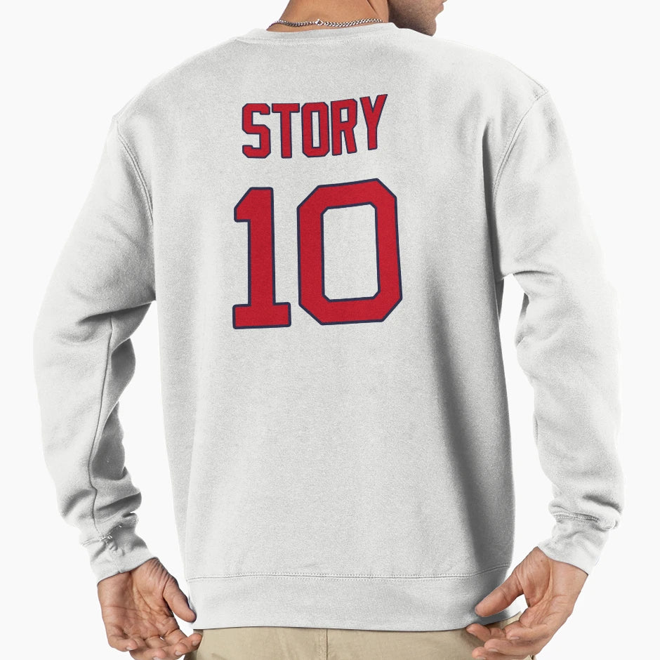 Trevor Story 10 Red Sox Sweatshirt - Novelty Apparel Men Women - T-Shirt, Sweatshirt, Hoodie