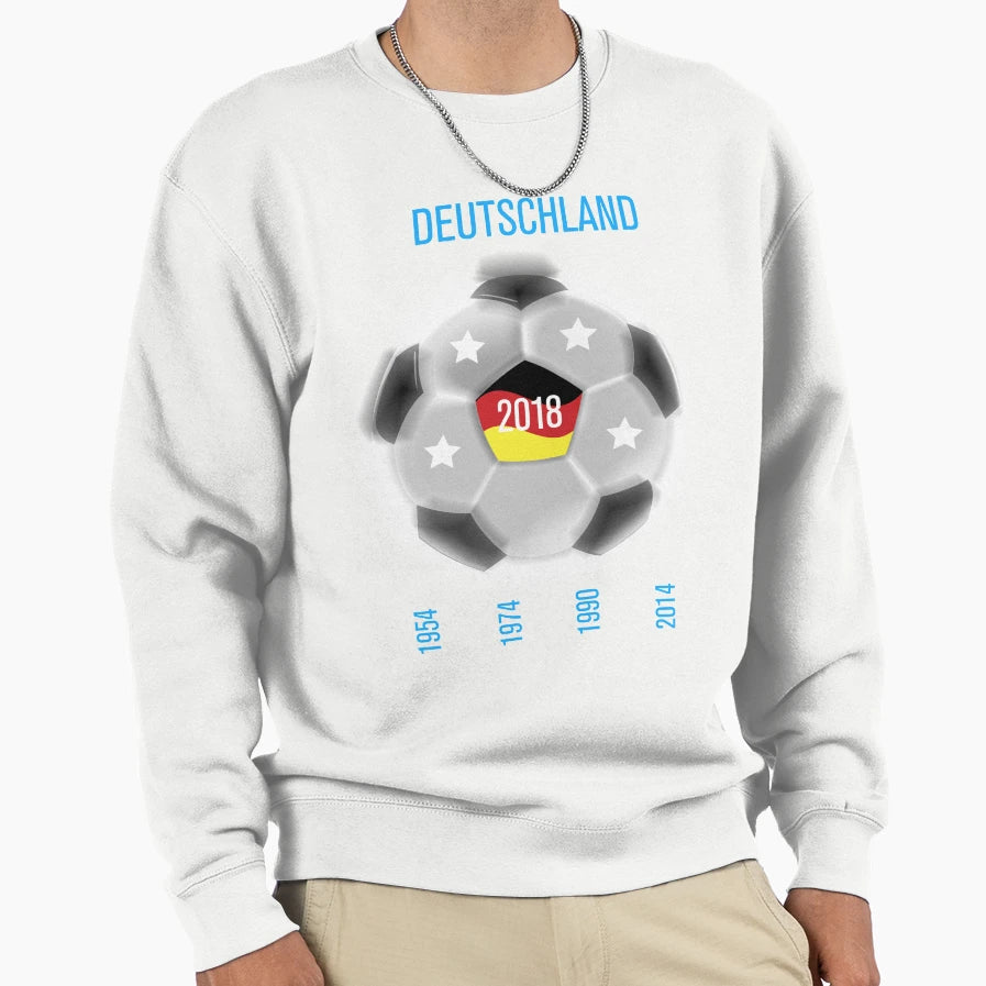 Germany World Cup Victories Sweatshirt - Custom Art Print Men Women - T-Shirt, Sweatshirt, Hoodie