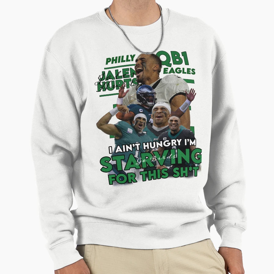 JH Im Starving This Sweatshirt - Trendy Graphic Men Women - T-Shirt, Sweatshirt, Hoodie