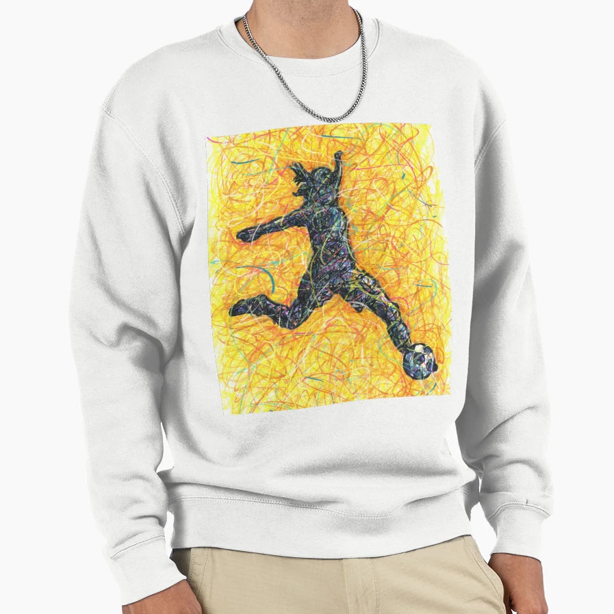 Soccer Ball Pattern Sweatshirt - Custom Art Print Unisex - T-Shirt, Sweatshirt, Hoodie